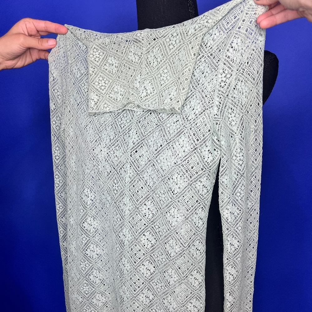 Free People Mint Lace Top w/Tank